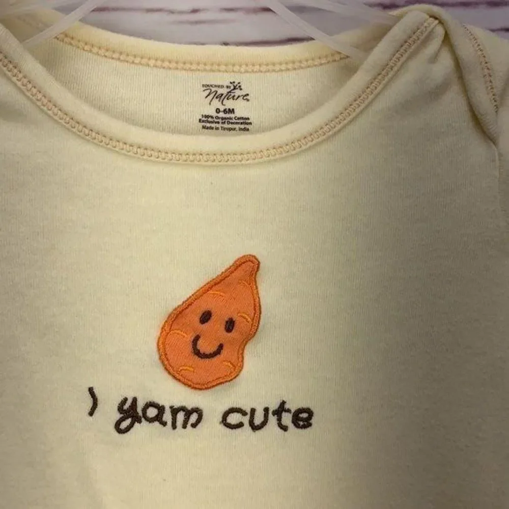 Touched By Nature 0-6 Mo I Yam Cute‎ Sleep Dress
